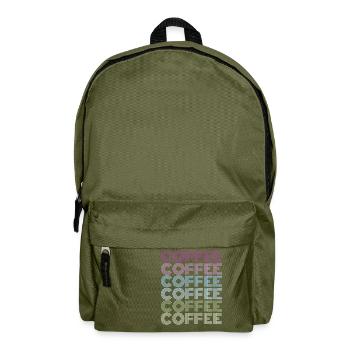 coffee kaffee - Rucksack - Olivgrün - Vorne