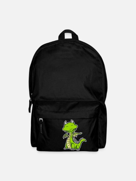 Drache - Rucksack - Schwarz