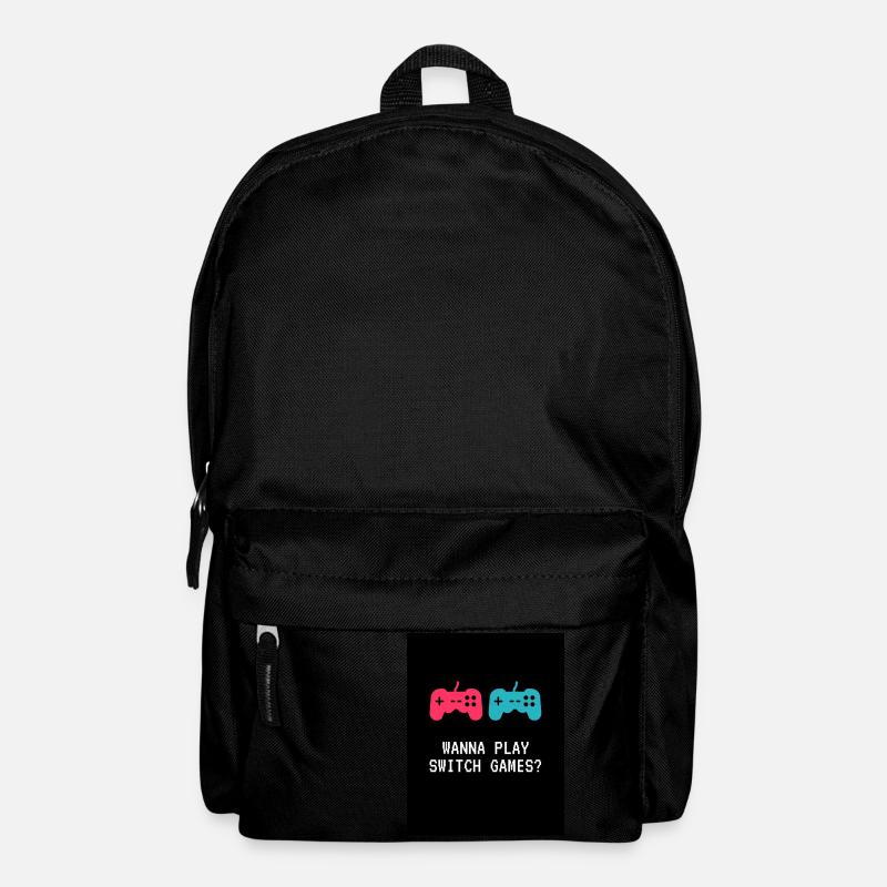 Wanna Play Switch Games? - Rucksack - Schwarz