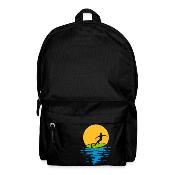 Evening Sun Surfer - Backpack - black - Front
