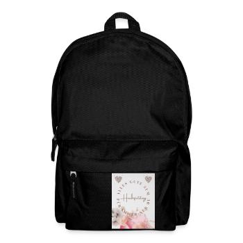 Hochzeitstag - Rucksack - Schwarz - Vorne
