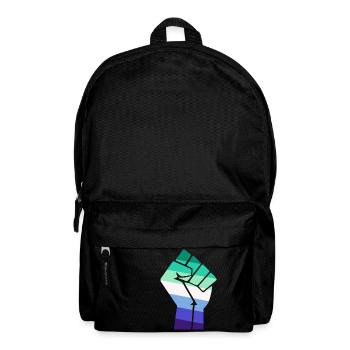 Pride Fist Gay Pride Design für Gleichberechtigung - Rucksack - Schwarz - Vorne