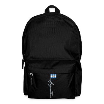 Argentina Flag Waving Script Pride Travel Design - Rucksack - Schwarz - Vorne
