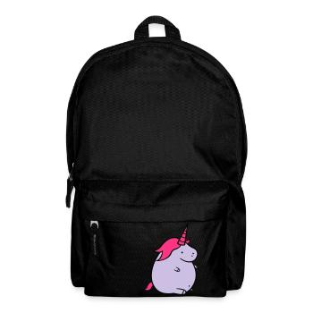 fat_unicorn_02 - Sac à dos - noir - Devant