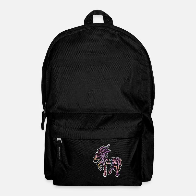 The cute unicorn - Backpack - black