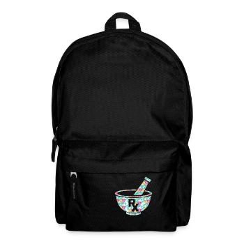 Mortier de fleurs pharmacien pharmacien étudiants medzin - Sac à dos - noir - Devant