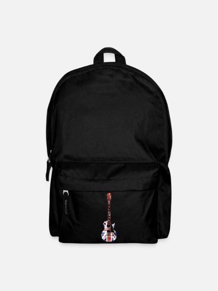 Union Jack Guitar - Rucksack - Schwarz