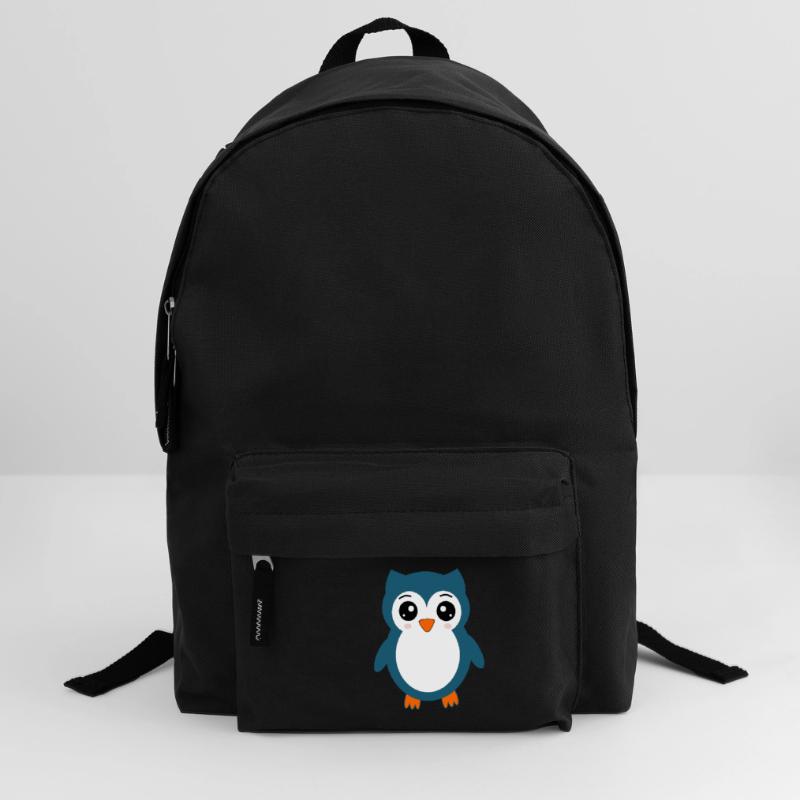 Eule blaue Eule Rucksack