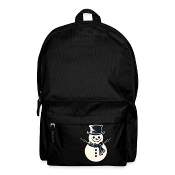 Snowman's Winter Wonderland - Backpack - black - Front