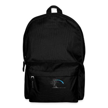 Shooting star in dark sky - Backpack - black - Front