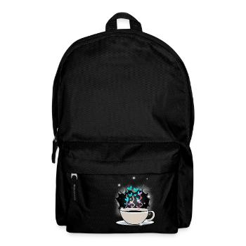 Kaffee Kaffeetasse Koffein - Rucksack - Schwarz - Vorne