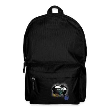 Snail Snails Garden Nature Spring - Backpack - black - Front