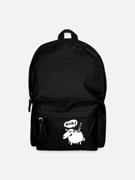 gestochen_schaf - Rucksack - Schwarz