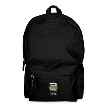 TRIATHLON EASY THEY'D CALL IT FOOTBALL Geschenke - Rucksack - Schwarz - Vorne