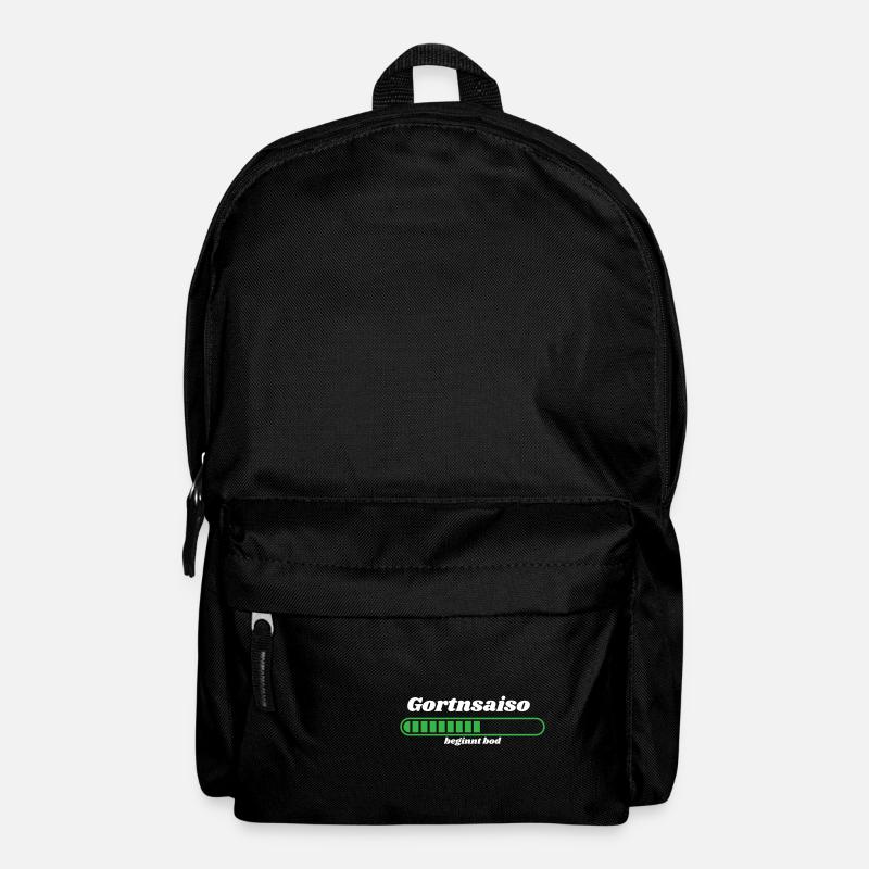 Gortnsaiso - bayerischer Spruch - Rucksack - Schwarz