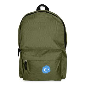 drapeau ouïghour cadeau de liberté de la chine - Sac à dos - vert olive - Devant