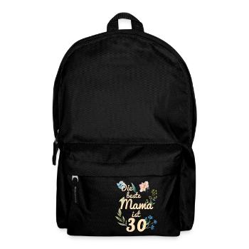 La meilleure maman est 30 ans cadeau 1991 - Sac à dos - noir - Devant
