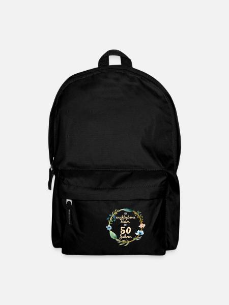 unschlagbares Team goldene Hochzeit Geschenk - Rucksack - Schwarz