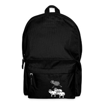 jumping sheep - Rucksack - Schwarz - Vorne
