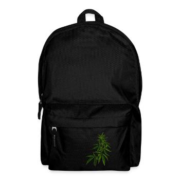 marijuana plante cannabis Weed - Sac à dos - noir - Devant