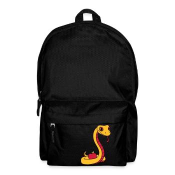 teufel boese suende apfel eva adam mensch gott ver - Rucksack - Schwarz - Vorne
