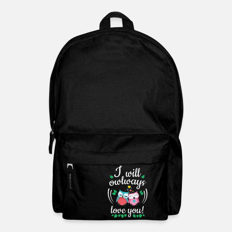 I will owlways love you Eulen - Rucksack - Schwarz