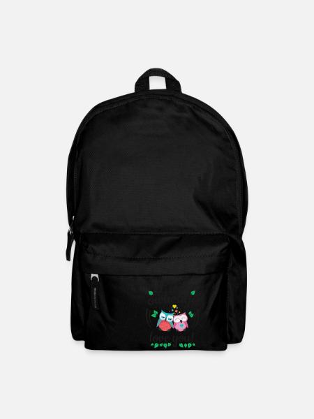 i will owlways love you owls je vais owlways amour - Sac à dos - noir