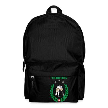 Wrestlers wield tradition - Backpack - black - Front