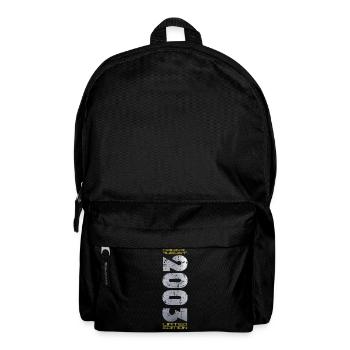 21. Geburtstag Original August 2003 Jahrgang 2003 - Rucksack - Schwarz - Vorne