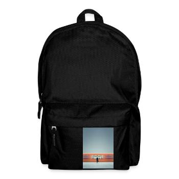 Minimalistischer U-Bahn-Moment - Rucksack - Schwarz - Vorne