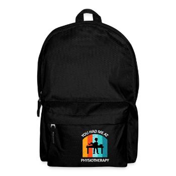 Physiotherapist Humorous Gift Saying Funny - Backpack - black - Front