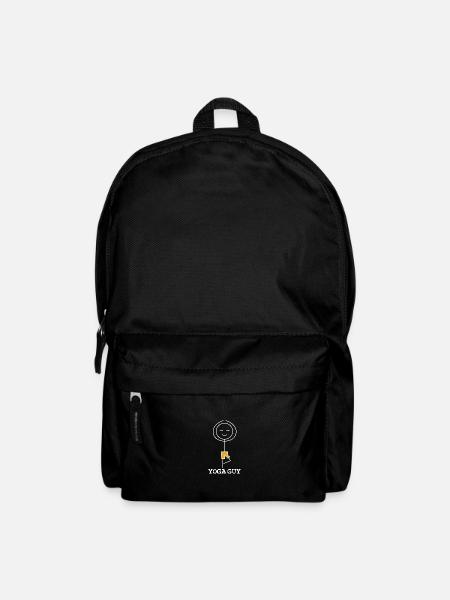 Yoga Homme Exercice de relaxation Gribouillage Sport - Sac à dos - noir