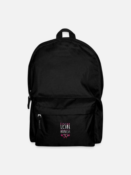 Lesbi Honest Pride Flag Lesbian Couple - Rucksack - Schwarz