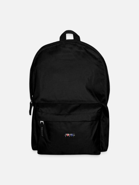 England und Neuseeland Neuseeländische Flaggen - Rucksack - Schwarz
