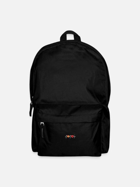 Spanien und Albanien Albanische Fahne Flaggen - Rucksack - Schwarz