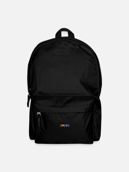 Spanien und Kosovo Kosovarische Fahne Flaggen - Rucksack - Schwarz