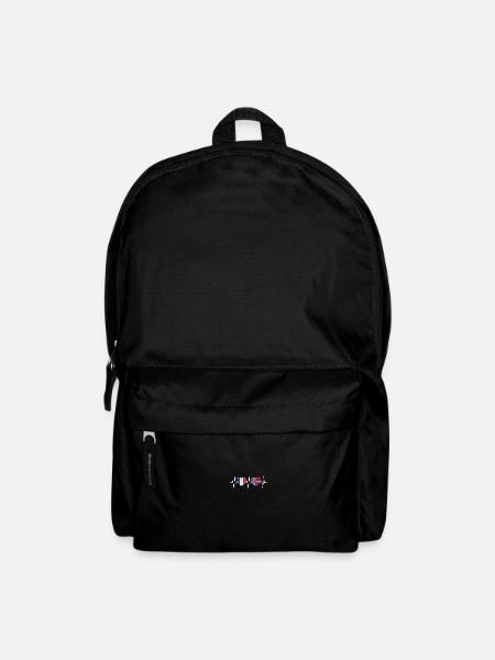 France et Norvège Drapeau norvégien - Sac à dos - noir
