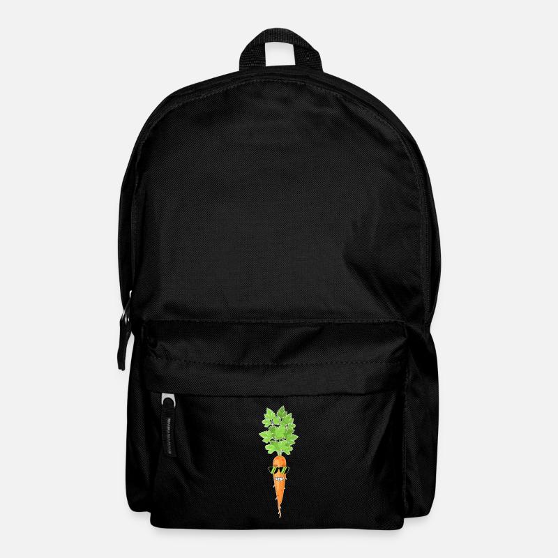 Karotte mit Sonnenbrille - Rucksack - Schwarz