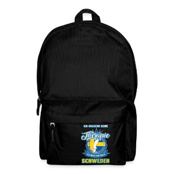 Therapie Schweden - Rucksack - Schwarz - Vorne