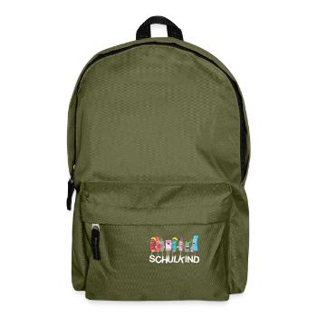 Schulkind - Rucksack - Olivgrün - Vorne