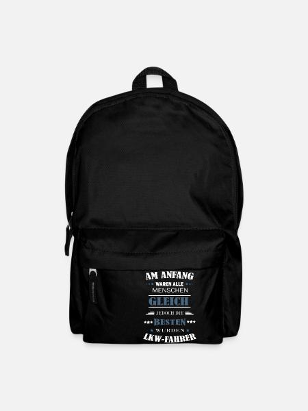 Die besten wurden LKW Fahrer - lustiger Spruch - Rucksack - Schwarz
