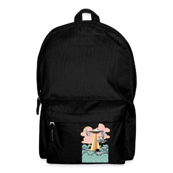 Flamingo - Rucksack - Schwarz - Vorne