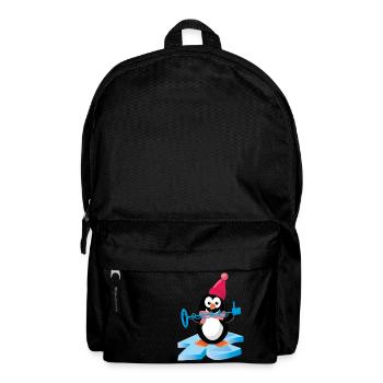Penguin sondelling with metal detector in Arctic - Backpack - black - Front
