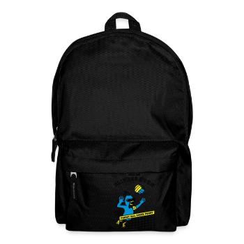 Blindes Huhn Volleyball - Rucksack - Schwarz - Vorne