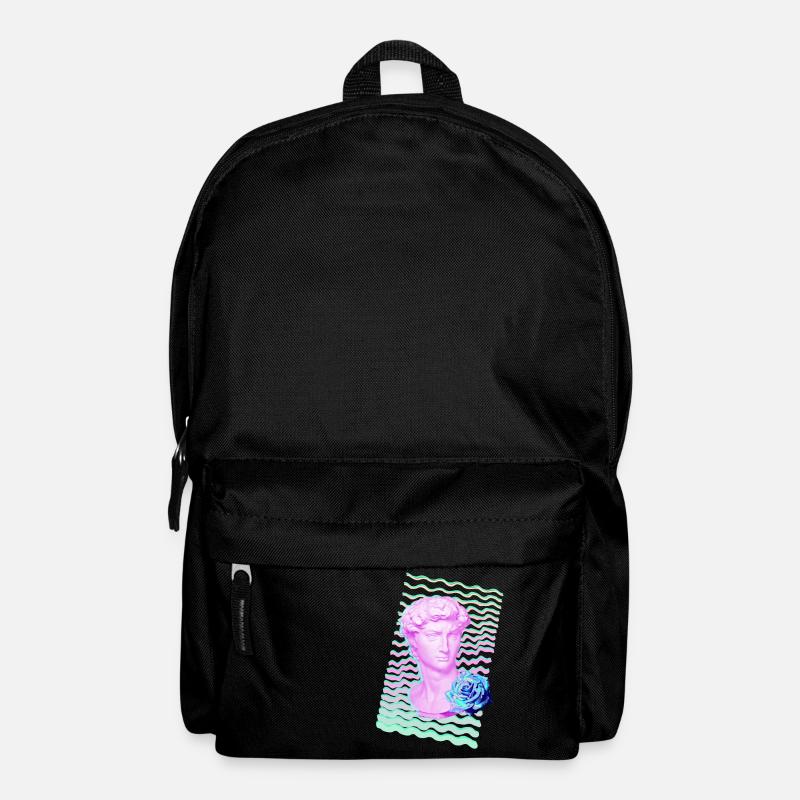 Vaporwave Head - Rucksack - Schwarz