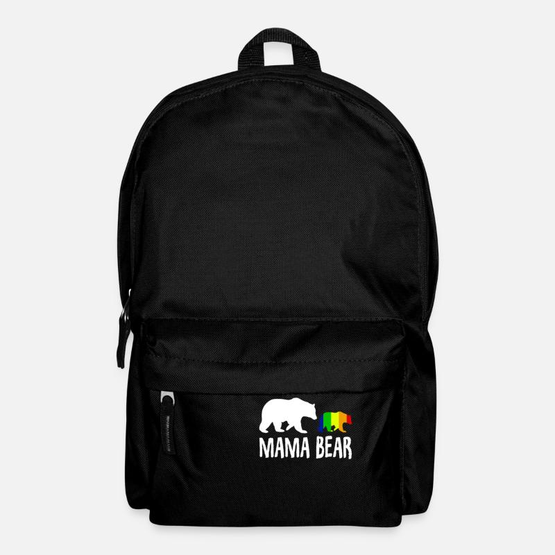Mama Bär | LGBTQ| Stolz| Lesbisch| Schwul| Mutter| Mama| - Rucksack - Schwarz