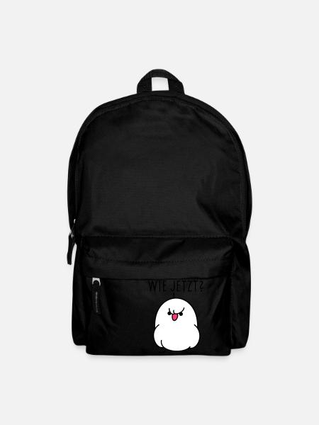 Fragender Vogel - Rucksack - Schwarz