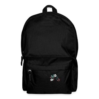 Fleurs vintage - Sac à dos - noir - Devant