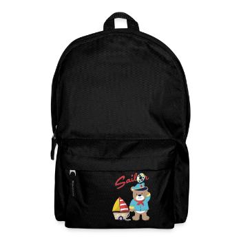 Sailor teddy - Backpack - black - Front