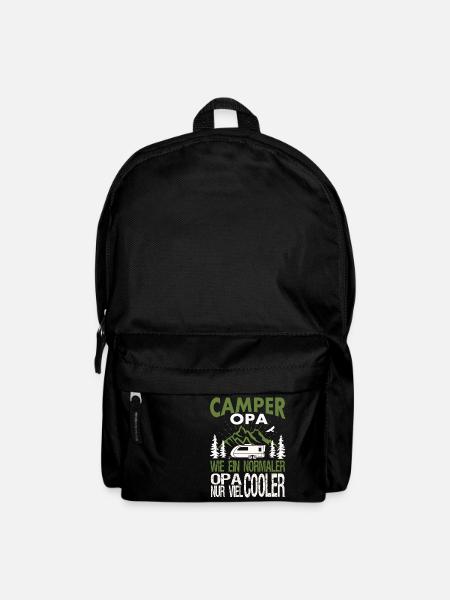 Camper Opa, wie ein normaler Opa nur viel cooler - Rucksack - Schwarz